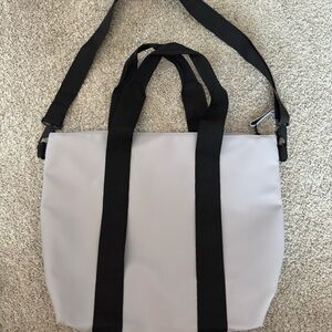 Rains Gray Interior Tote Bag